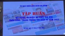 Tập huấn viết tin bài trên cổng thông tin điện tử