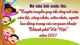 Bộ câu hỏi tham gia cuộc thi trực tuyến “Tuyên truyền quy tắc ứng xử của cán bộ, công chức, viên chức, người lao động trong các cơ quan thuộc Thành phố Hà Nội” năm 2021