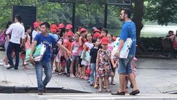 chương trình hoạt động ngoại khóa của học sinh trường Tiểu học Hoàng Hoa Thám