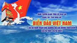 Triển khi cuộc thi "Tìm hiểu về biển, đảo Việt Nam và 60 năm ngày mở đường Hồ Chí Minh trên biển"