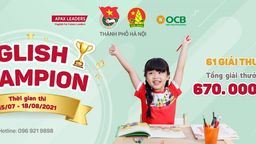 THÔNG BÁO V/v đổi tên cuộc thi Anh ngữ dành cho thiếu nhi Thủ Đô "English Champions"năm 2021