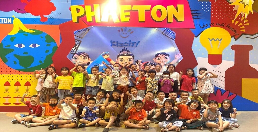 Chuyến đi trải nghiệm thành phố Hướng Nghiệp KizCiti của học sinh Tiểu học Hoàng Hoa Thám tại Royal City.