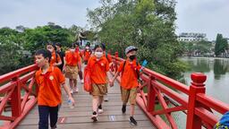 Buổi tham quan, tìm hiểu lịch sử đáng nhớ của học sinh khối 3 trường Tiểu học Hoàng Hoa Thám
