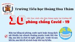 Sổ tay “Hướng dẫn phòng chống dịch COVID-19 tại trường học"