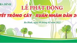 Ngày hội phát động Tết trồng cây tại quận Ba Đình