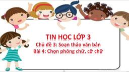 Tin học lớp 3 Tuần 22