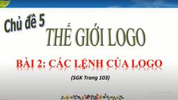 Bài giảng môn Tin học lớp 4 - Tuần 28