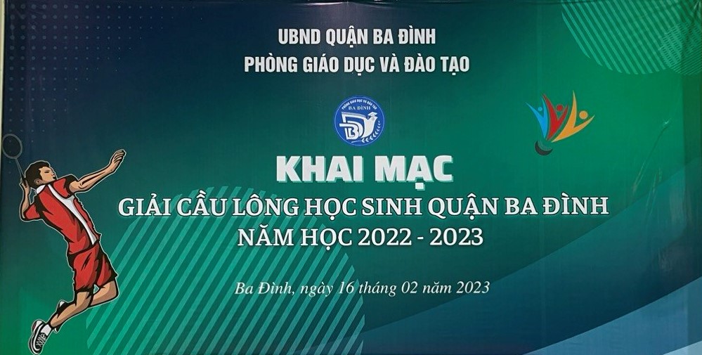 Thành tích ấn tượng của đội tuyển cầu lông trường Tiểu học Hoàng Hoa Thám tại Giải thi đấu Cầu lông học sinh quận Ba Đình năm học 2022 – 2023