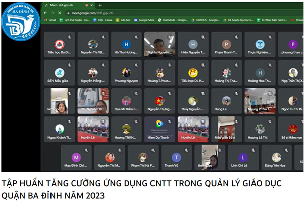 Tăng cường ứng dụng CNTT trong quản lý giáo dục năm học 2022-2023