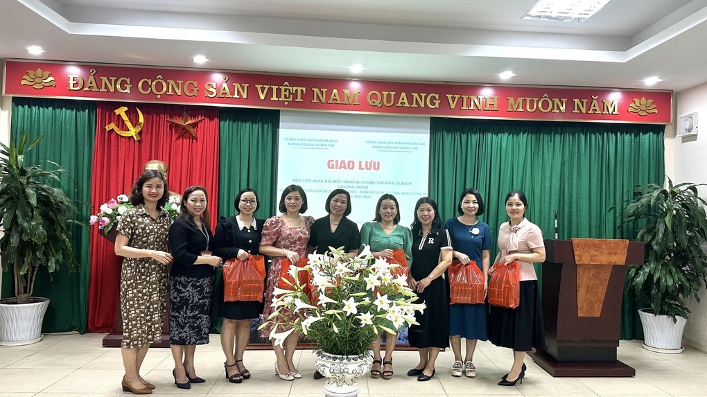 Giao lưu tăng cường sự gắn kết giữa các nhà trường để cùng nhau phát triển