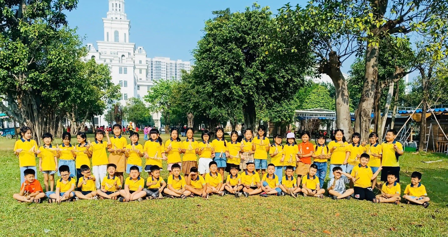 Hoạt động trải nghiệm đầy ý nghĩa và thú vị của học sinh khối 3 tại công viên khoa học Việt Nam VinUni