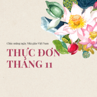 Trường Tiểu học Hoàng Hoa Thám thông báo thực đơn bán trú Tuần 2 - Tháng 11/2024
