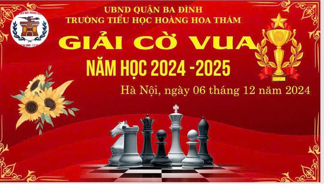Tưng bừng giải Cờ Vua – Cấp Trường Năm học 2024-2025