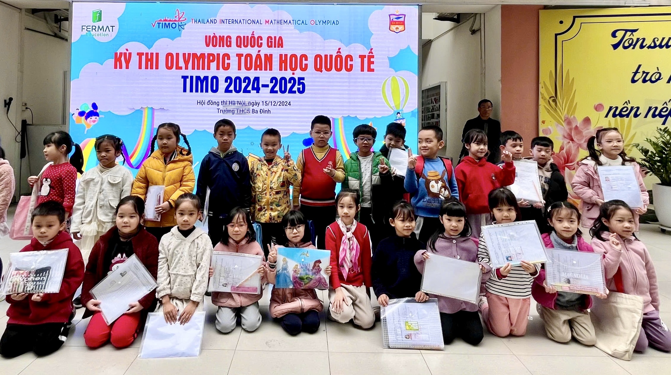 72 Huy chương của học sinh trường Tiểu học Hoàng Hoa Thám tại các Kỳ thi Olympic Toán học Quốc tế 2024 – 2025