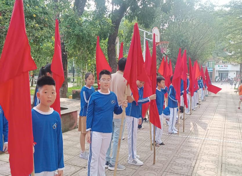 LỄ KHAI MẠC ĐẠI HỘI THỂ DỤC THỂ THAO TRƯỜNG TIỂU HỌC HOÀNG HOA THÁM