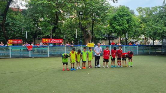 Trường Tiểu học Hoàng Hoa Thám tổ chức Giải bóng đá học sinh khối 5 - Chào mừng Đại hội Thể dục Thể thao phường Ngọc Hà