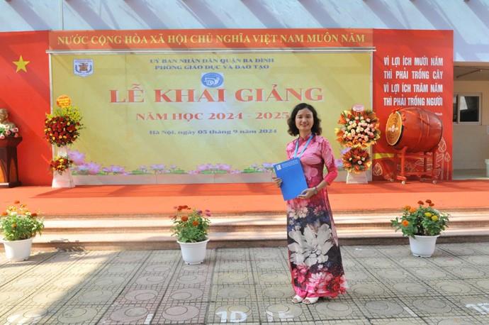 Dấu ấn đổi mới: Cô Lê Thị Kim Cúc – Nguyên Phó Hiệu trưởng trường Tiểu học Hoàng Hoa Thám (2022-2025)