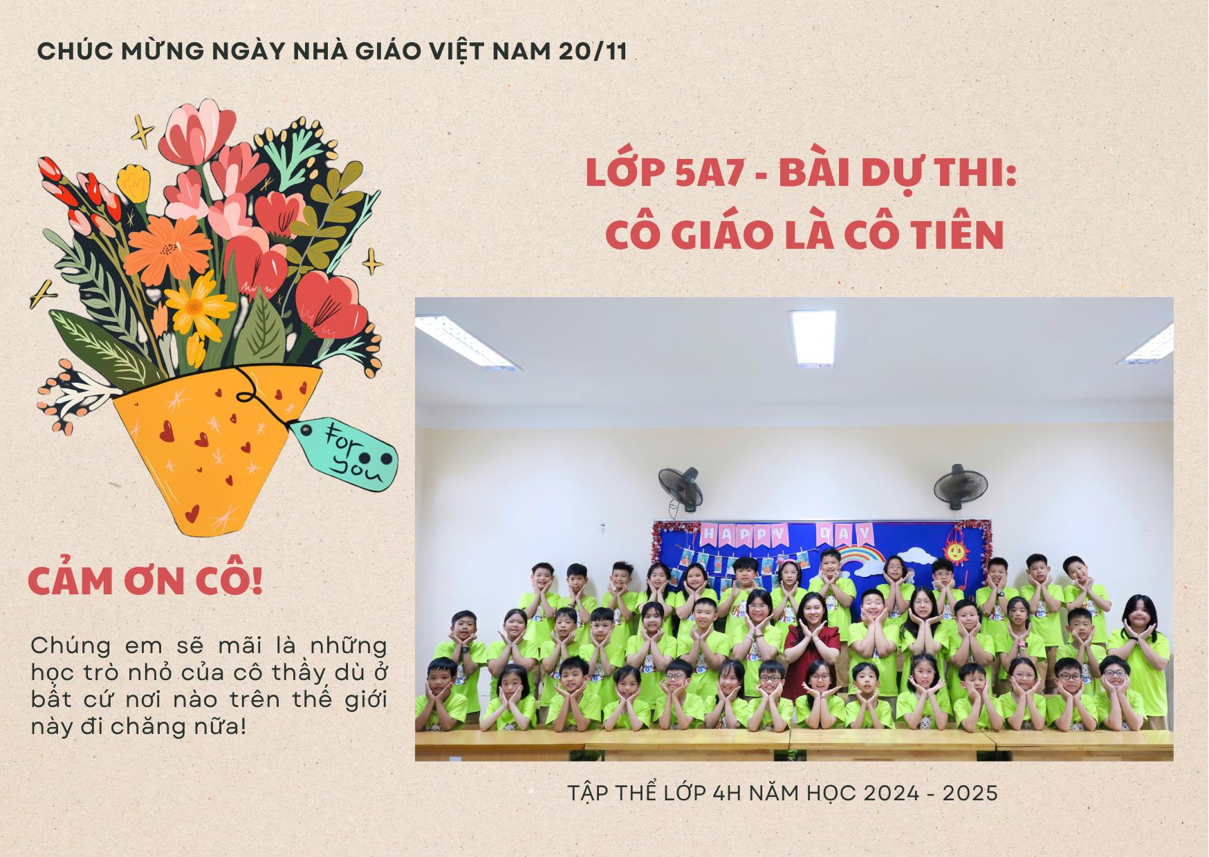 Lớp 5A7 - Bài dự thi: Cô giáo là cô tiên