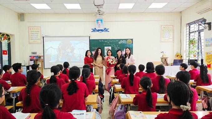 Lan tỏa tình yêu Tiếng Việt từ một tiết Đọc tại Hội thi Giáo viên dạy giỏi phường Ngọc Hà