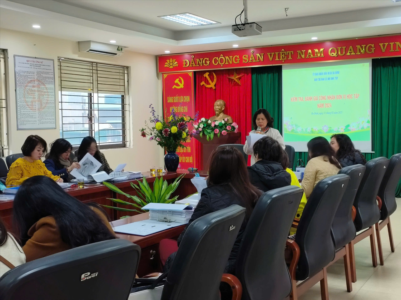 Kiểm tra, đánh giá, xếp loại “Đơn vị học tập” – Năm 2024 Khối Tiểu học – Ngành GDĐT Quận Ba Đình