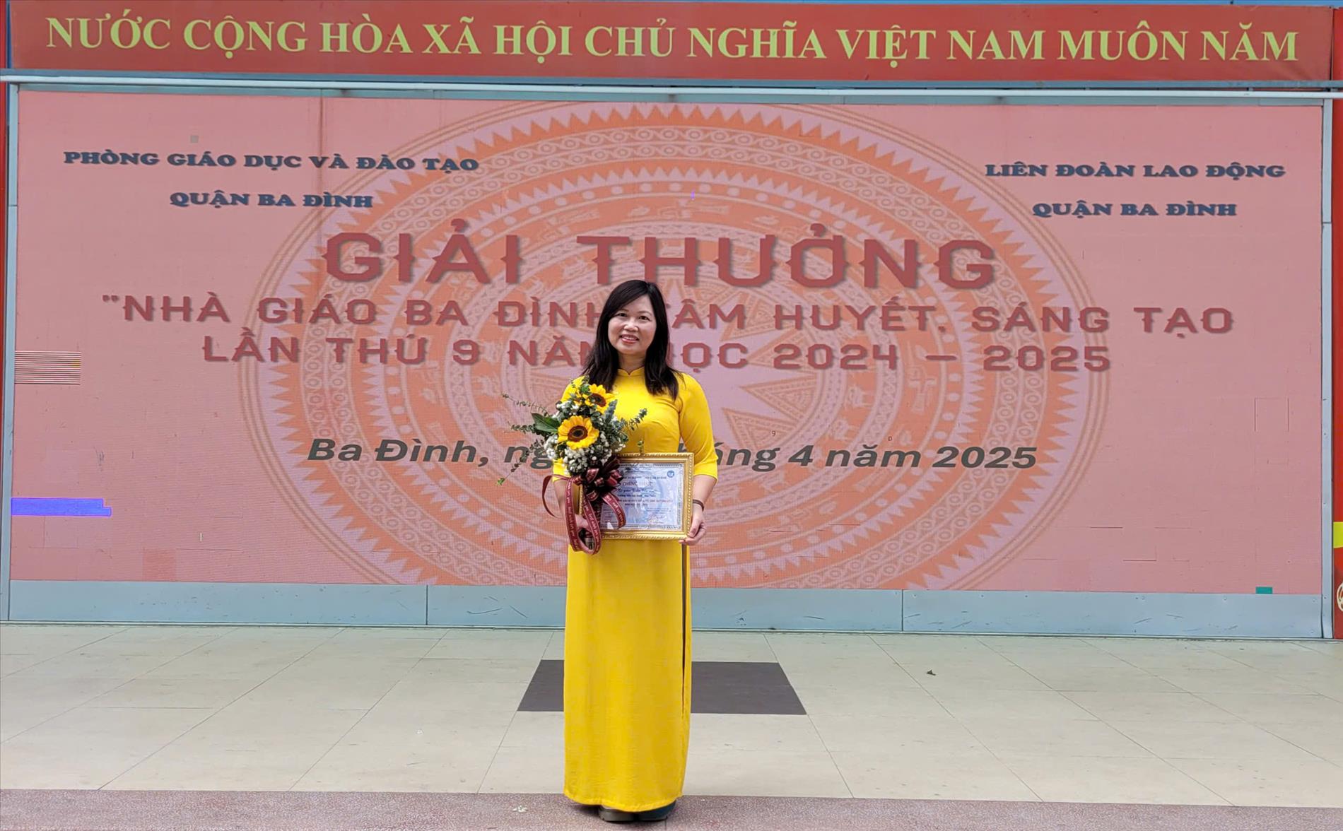 Cô giáo Trần Thị Lan – Say mê, đổi mới, sáng tạo trong giáo dục.