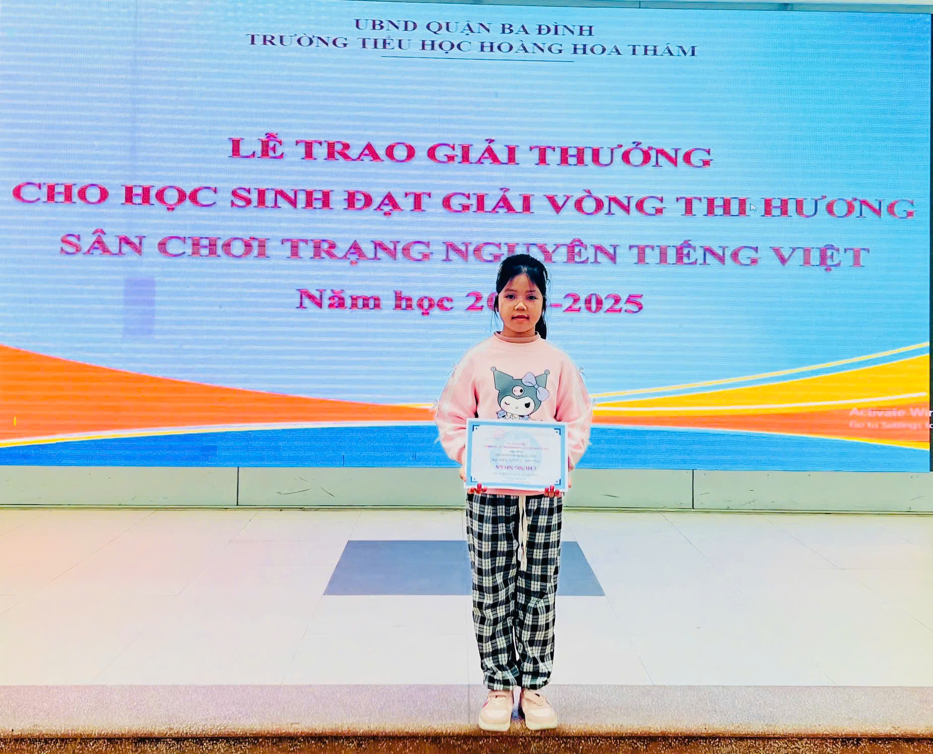NGUYỄN THẢO CHI – MỘT LỚP PHÓ NĂNG ĐỘNG  CỦA LỚP 3B