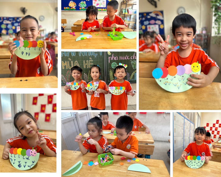 Những ngày hè ngập tràn sắc màu cùng các họa sĩ nhí lớp 1