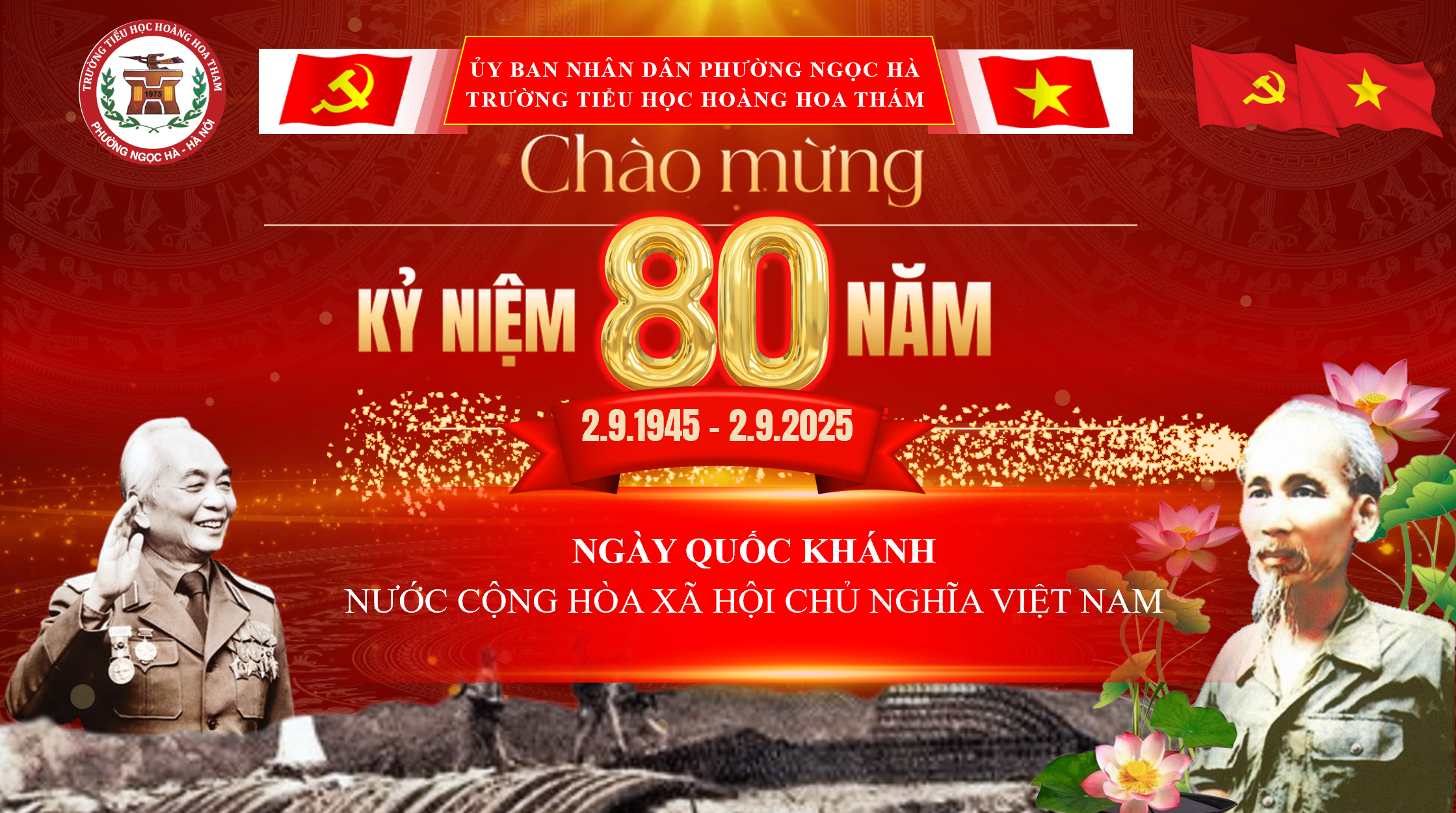 80 năm ngày Tổ quốc nở hoa độc lập 2/9 - Chung nhịp tự hào cùng học sinh Khối 4