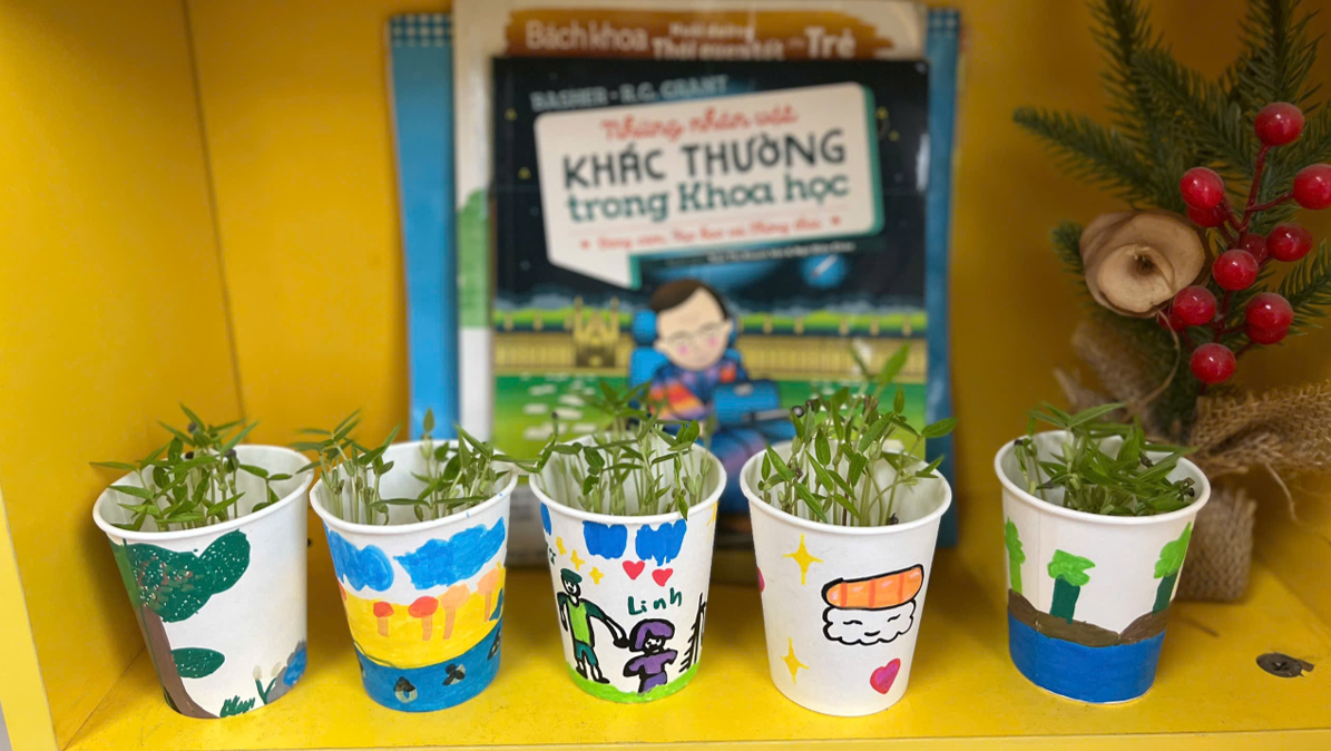 GIEO MẦM XANH, GẶT NIỀM VUI – NGÀY HỘI TRỒNG GIÁ ĐỖ CỦA HỌC SINH KHỐI 3