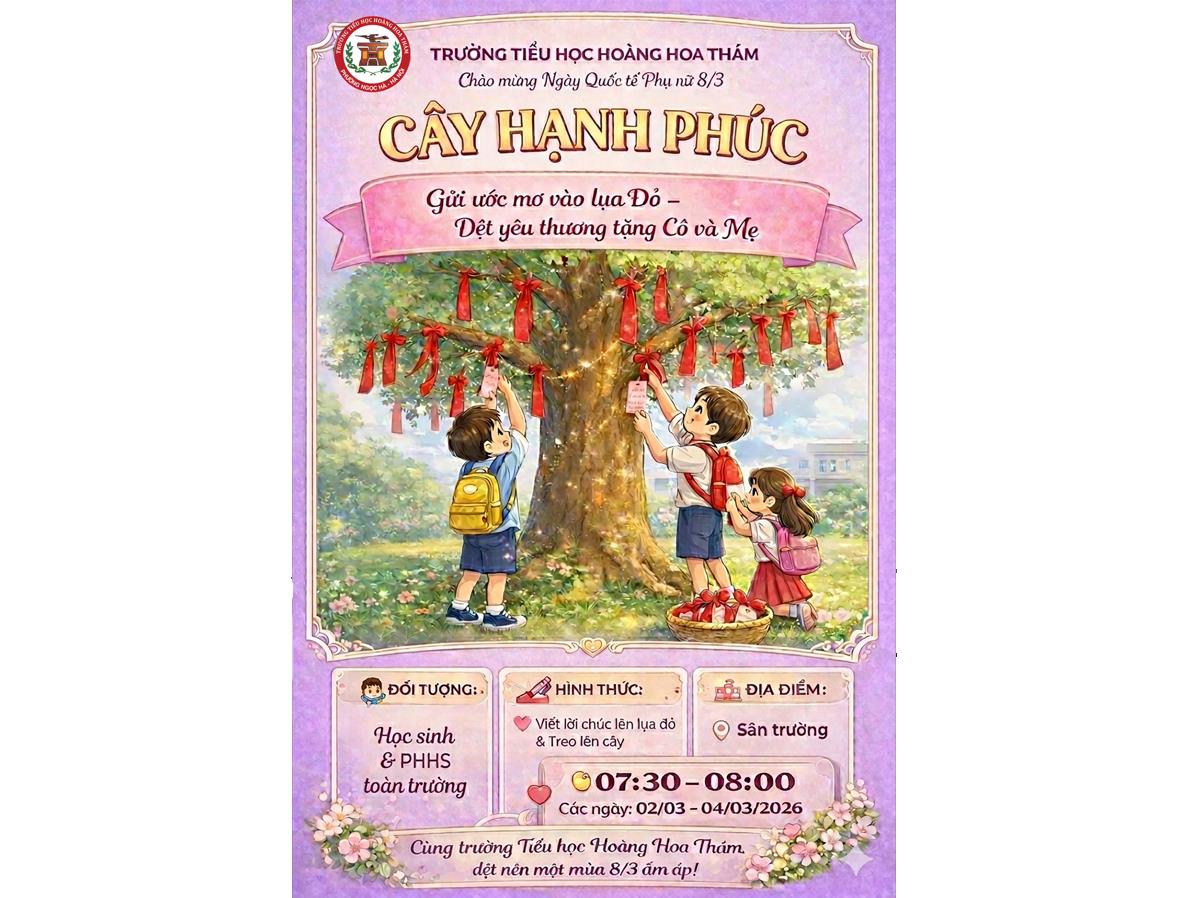 ✨Gửi ước mơ vào lụa đỏ - Cùng xây đắp “Cây hạnh phúc” 🌸