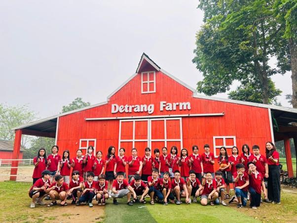 Hành trình trải nghiệm đáng nhớ tại Dê trắng farm của học sinh Khối 5