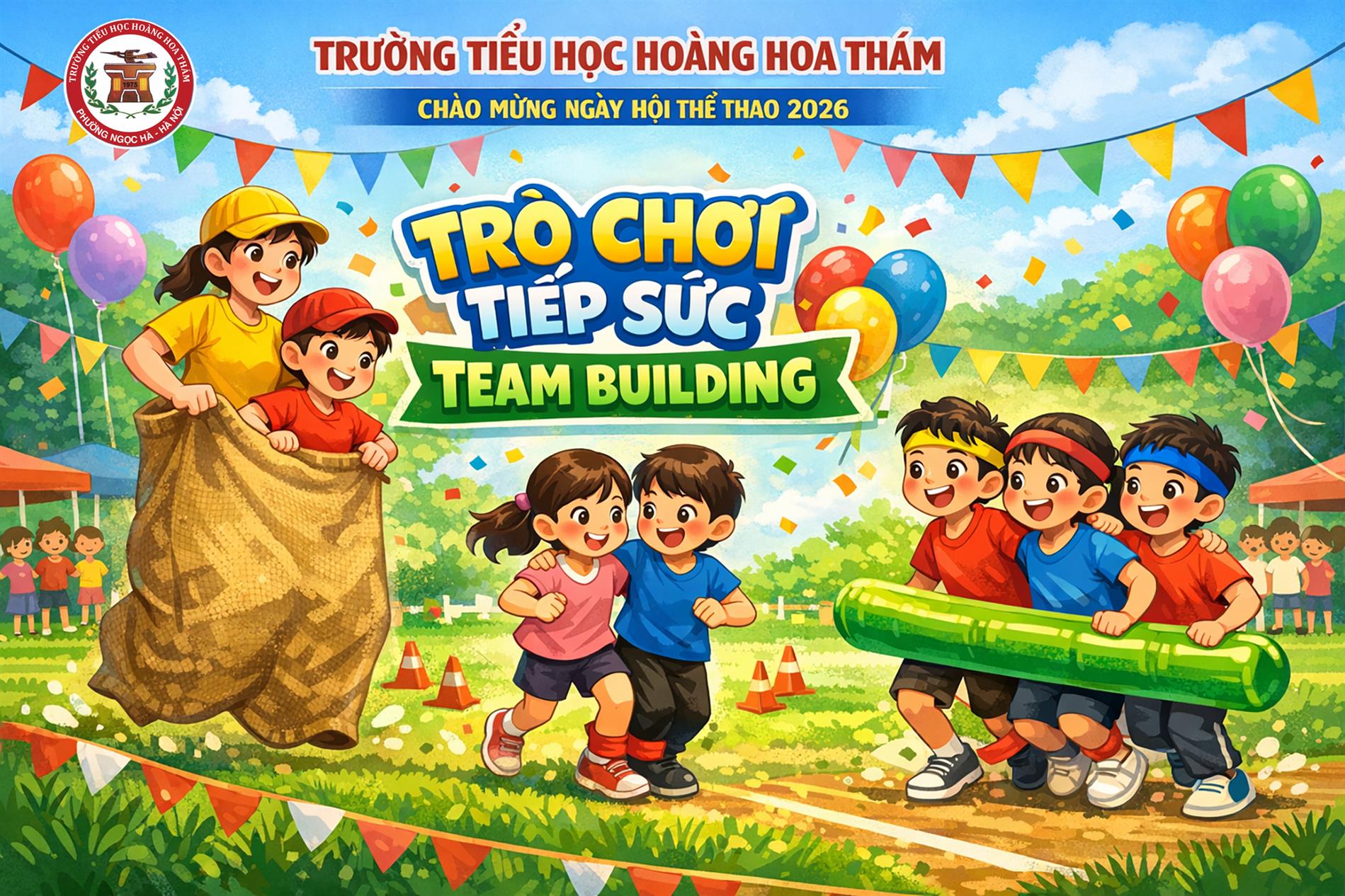 🏆 Trò chơi tiếp sức Team building  chào mừng Ngày hội Thể thao 27 tháng 3🏆