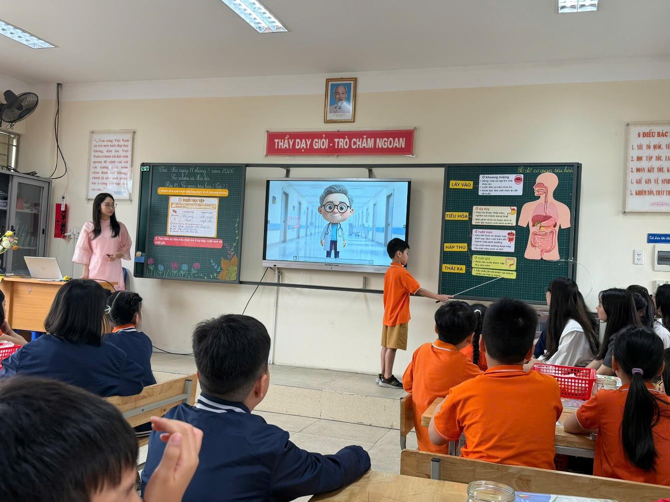 Học qua trải nghiệm: Khám phá cơ quan tiêu hoá - Tiết chuyên đề khối lớp 3