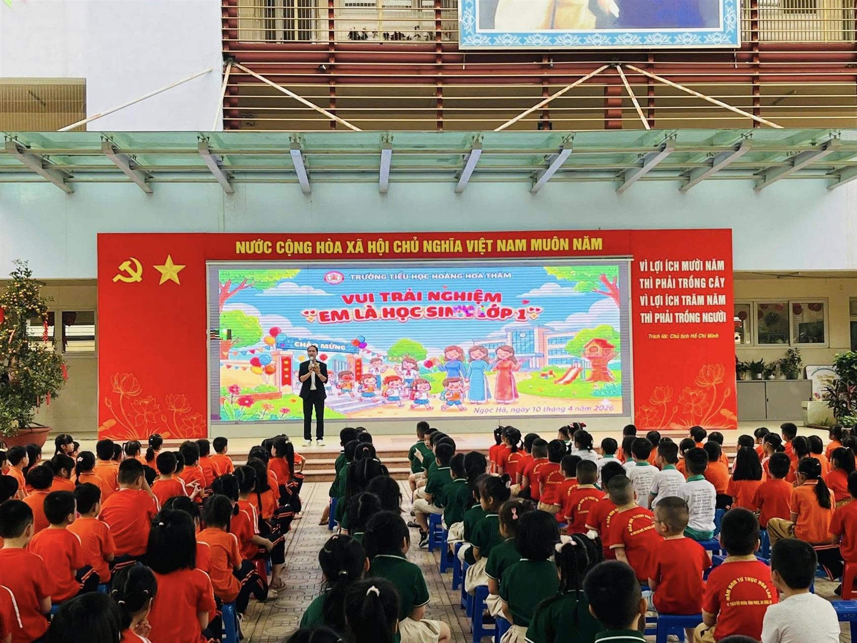 🌈 Vui trải nghiệm “Em là học sinh lớp 1” – Bước khởi đầu đầy háo hức tại trường Tiểu học Hoàng Hoa Thám của các bé Mầm non Ánh Sao, Hoa Lan và Thế giới xanh