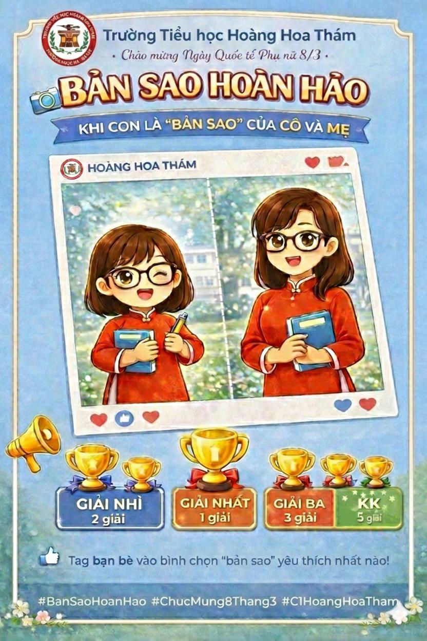 ✨📸Thể lệ Cuộc thi ảnh “Bản sao hoàn hảo” – Khi con là “bản sao” của mẹ và cô! 📸✨