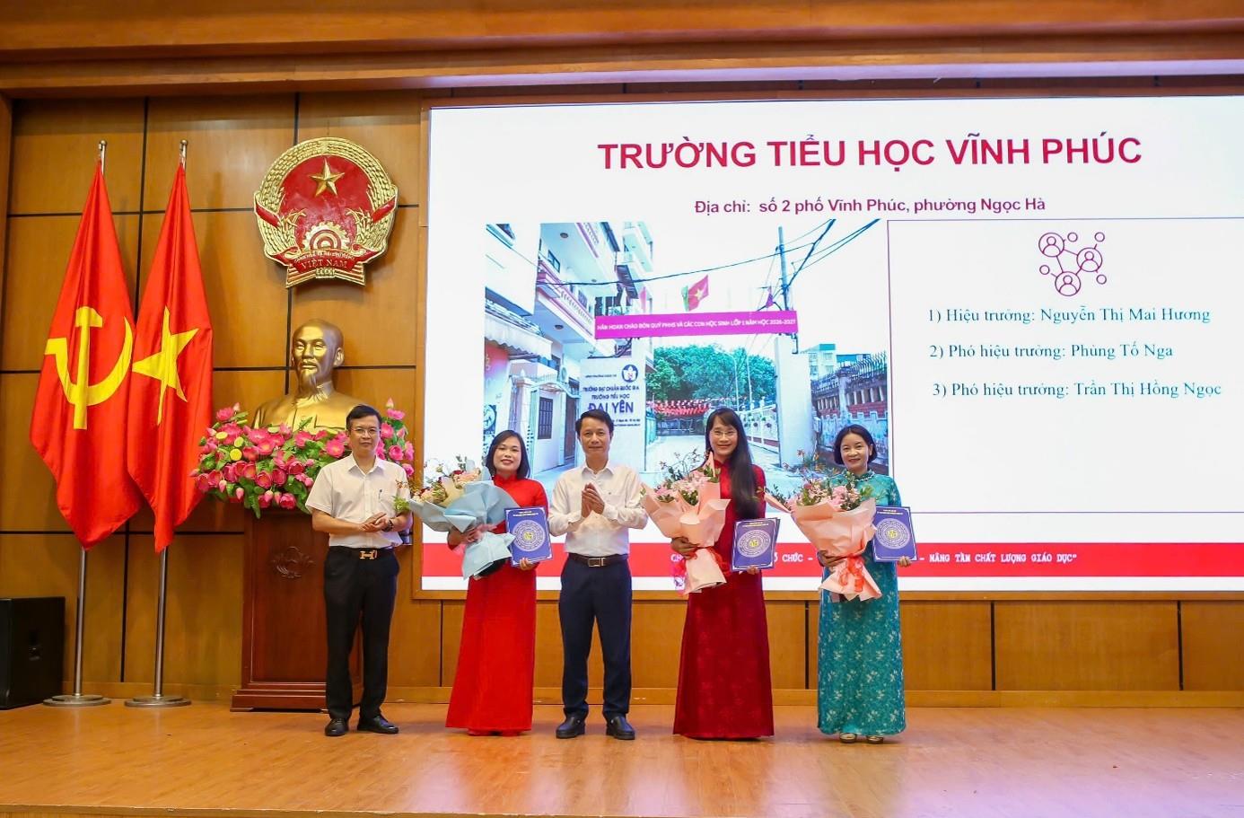 Trường Tiểu học Vĩnh Phúc - Dấu mốc mới nối tiếp những tự hào