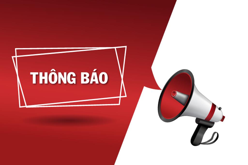 Thông báo về việc nghỉ học