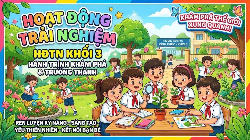 BẢN HÒA CA MÙA HẠ: HÀNH TRÌNH TRẢI NGHIỆM ĐONG ĐẦY SẮC MÀU VÀ YÊU THƯƠNG CỦA KHỐI 3
