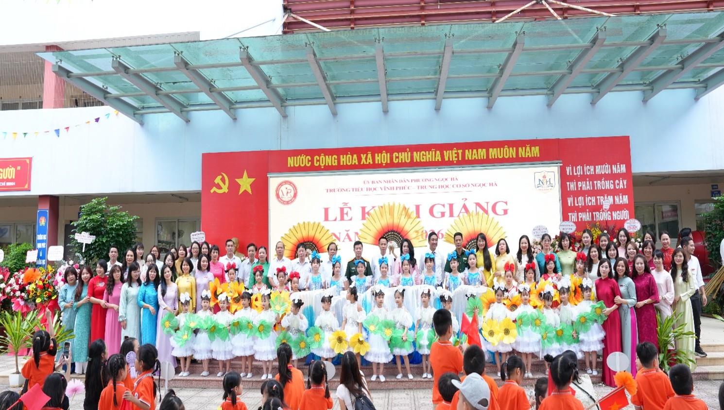 Trường Tiểu học Vĩnh Phúc: Một mái trường mới – một hành trình mới