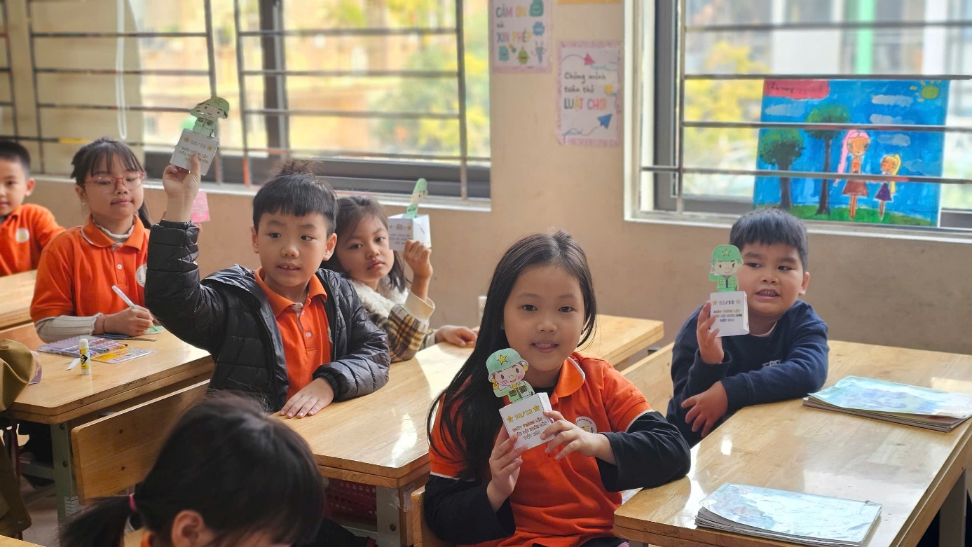 A group of children sitting at desks

AI-generated content may be incorrect.