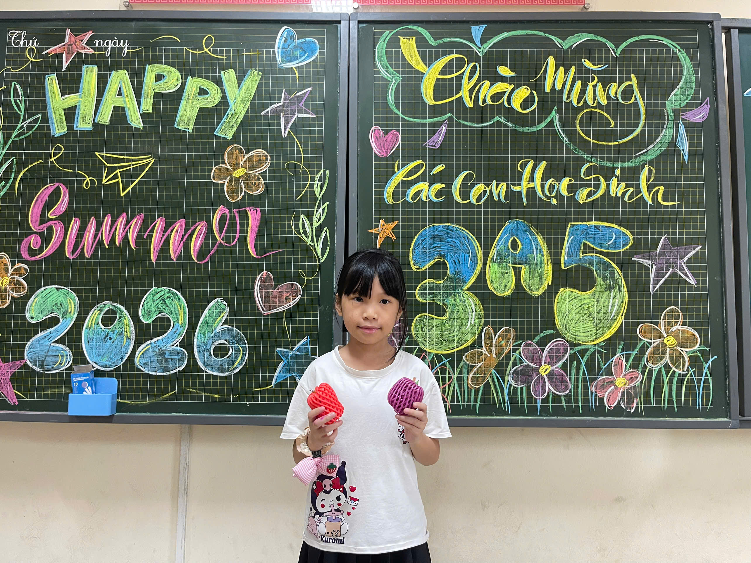 A child standing in front of a chalkboard

AI-generated content may be incorrect.